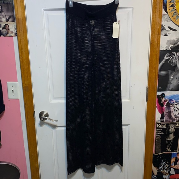 Nicole Miller Pants - Black knit see thru leggings from TJMAXX labelled xs but fits more like a S/M